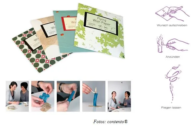 Flying Wish Paper - Die Fliegende Wunschzettel von contento Bild: Flying Wish Paper - Die Fliegende Wunschzettel von contento