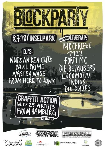 Bild: Das Netzwerk Musik von den Elbinseln präsentiert: Inselparkkonzerte 2018 - Block Party