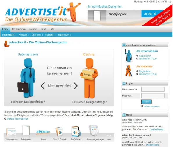 advertise’it – Die innovative Online-Werbeagentur bringt Designvielfalt für Unternehmen Bild: advertise’it – Die innovative Online-Werbeagentur bringt Designvielfalt für Unternehmen