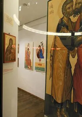 Bild: Gemeinschafts-Austellung "Traditionelle Ikonen" und "secret - Art to go" im Levantehaus