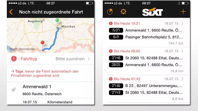 Bild: Sixt Leasing: Steuern sparen mit neuer Sixt Fahrtenbuch-App