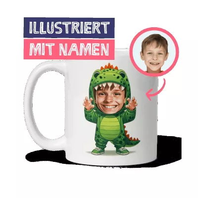 Bild: Erwecken Sie die Fantasie Ihres Kindes mit personalisierten Bechern – von Dinosauriern bis Ballerinas! 