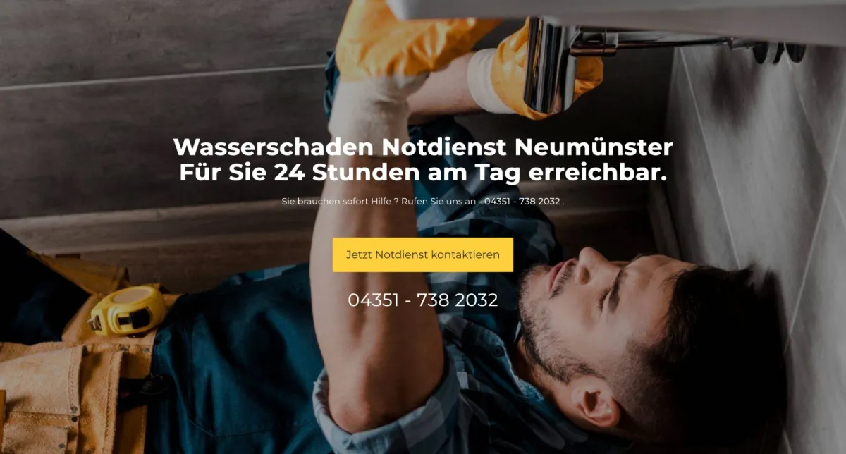 Leckortung Rohrbruch - Neumünster (© Klünder)