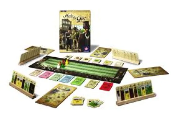 Bild: Familienspiel „Hab & Gut“ des Verlages Winning Moves auf der Auswahlliste zum Spielgrafikpreis Graf Ludo