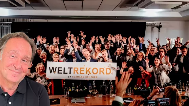 Bild: Weltrekord im Zoom-Life Hack-Slam mit Hermann Scherer.