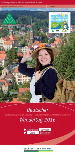 Programm für Deutschen Wandertag 2016 steht Bild: Programm für Deutschen Wandertag 2016 steht