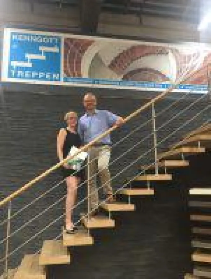 Frederike Bühring - Geschäftsführerin der Wolf Spedition und Jörg Kenngott