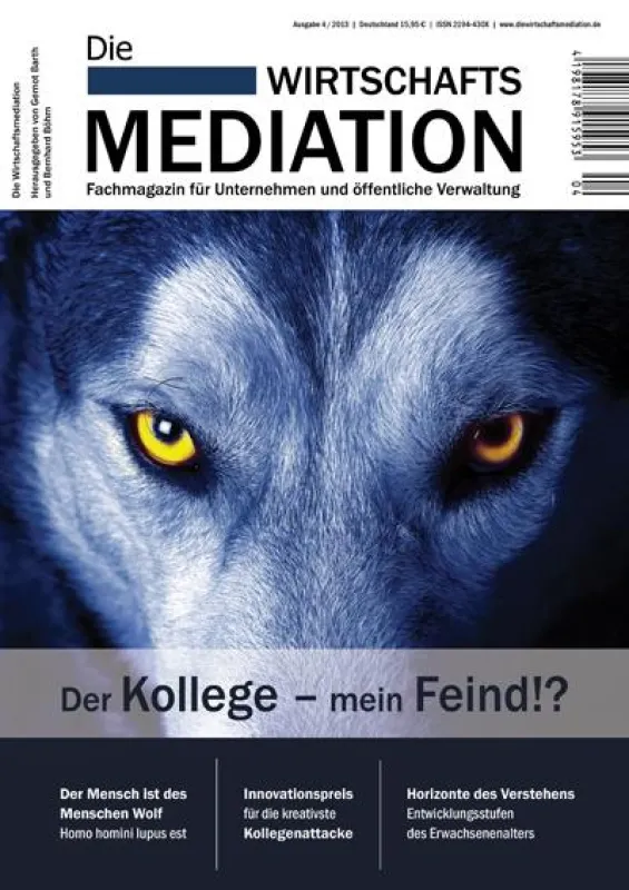 Die Wirtschaftsmediation Ausgabe 4/2013