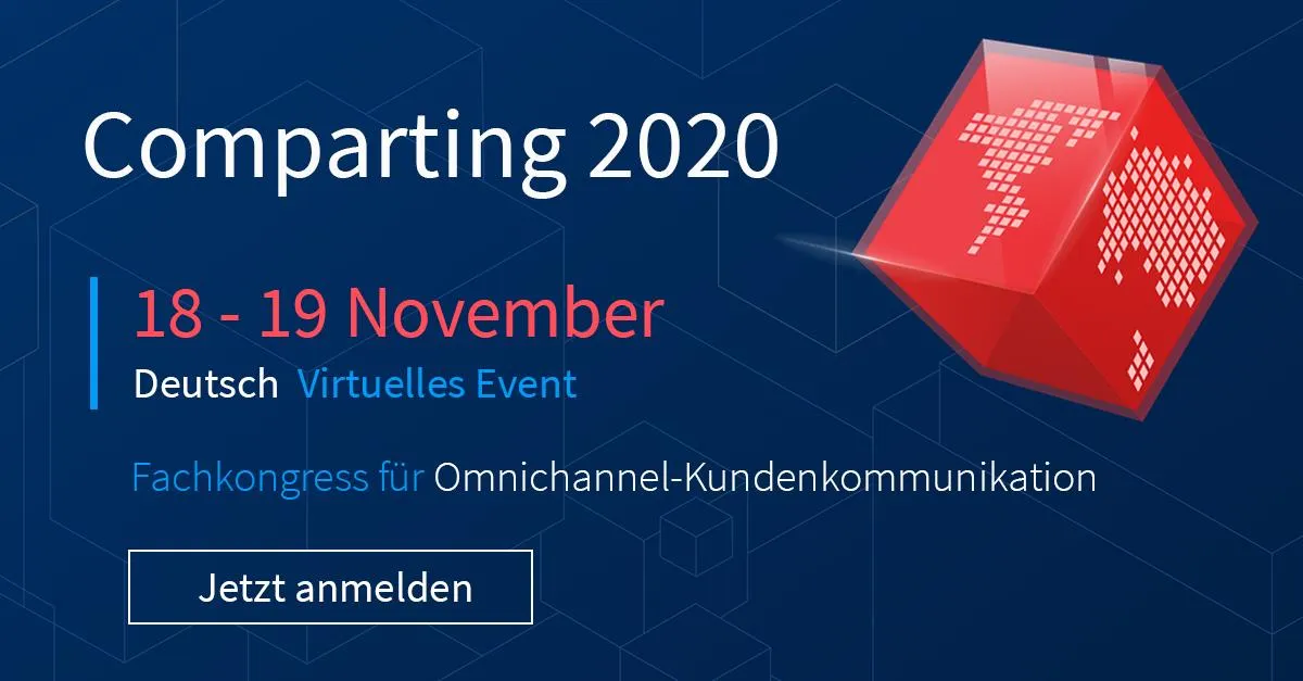 Comparting am 18. und 19. November 2020 findet komplett online statt