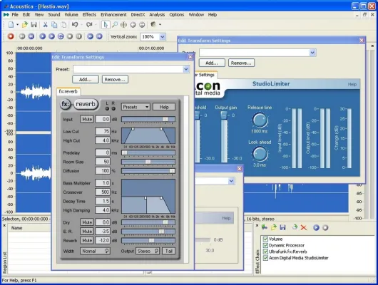Bild: Acoustica 3.3: Alte Musikaufnahmen digitalisieren und entrauschen