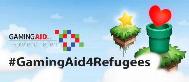 Bild: #GamingAid4Refugees: Gaming-Aid e.V. ruft zur Flüchtlingshilfe auf
