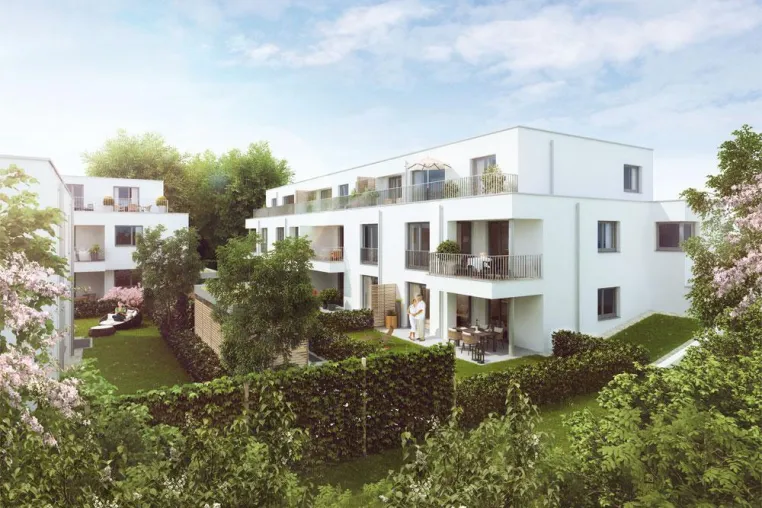 Bild: PROJECT Immobilien baut drei Mehrfamilienhäuser mit 20 Eigentumswohnungen in München-Untermenzing