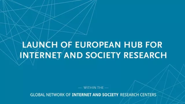 Bild: European Hub for Internet and Society Research launched