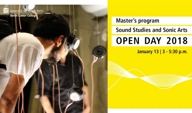 Bild: Sound Studies and Sonic Arts – Open Day 2018 und Veranstaltung mit Seiji Morimoto am 13. Januar 2018
