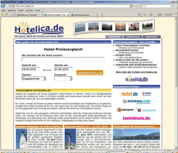 Bild: Hotelica.de kooperiert mit Expedia.de und Hotels.com