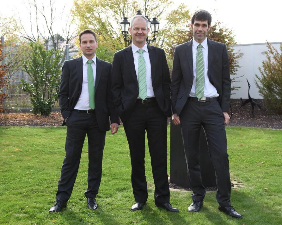 Steffen Michel, Thomas Wamsiedl, Patrick Müller (von links)