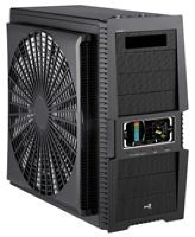 Aerocool Hi-Tech-7 mit weltgrößtem Seitenlüfter und Modern-V-Display
