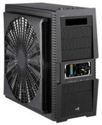 Aerocool Hi-Tech-7 mit weltgrößtem Seitenlüfter und Modern-V-Display Bild: Aerocool Hi-Tech-7 mit weltgrößtem Seitenlüfter und Modern-V-Display