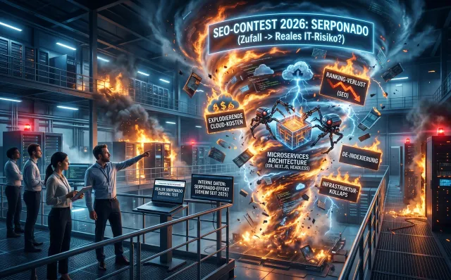 Serponado enthüllt reales IT-Risiko hinter dem fiktiven Suchbegriff zum SEO-Contest 2026 Bild: Serponado enthüllt reales IT-Risiko hinter dem fiktiven Suchbegriff zum SEO-Contest 2026