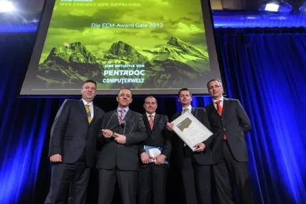 Bild: SPAR und Fabasoft gewinnen ECM-Award 2012