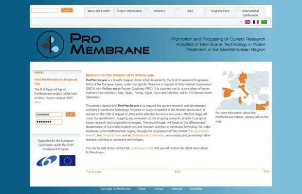 Bild: ProMembrane von Typo3-Agentur aus Hamburg melting elements umgesetzt