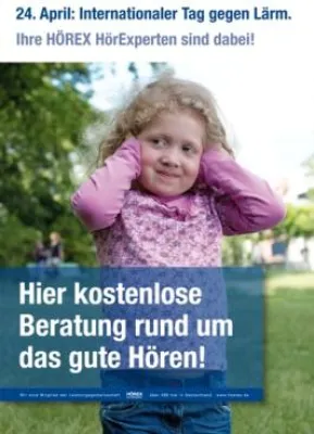 Bild: Internationaler Tag gegen Lärm 2013: HÖREX HörExperten informieren zu Hören und professionellem Gehörschutz