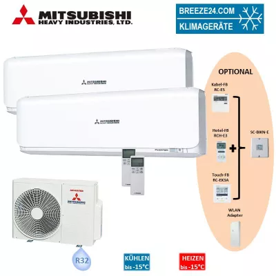 MITSUBISHI Heavy Klimaanlagen – Set SRK 20 ZSX-W + SRK 60 ZSX-W Wandgerät + SCM 60 ZS-W R32 Bild: MITSUBISHI Heavy Klimaanlagen – Set SRK 20 ZSX-W + SRK 60 ZSX-W Wandgerät + SCM 60 ZS-W R32