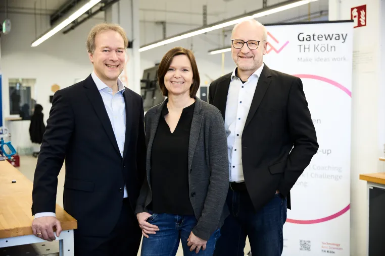 Gateway Start-up Center stärkt Gründungsförderung an der TH Köln Bild: Gateway Start-up Center stärkt Gründungsförderung an der TH Köln