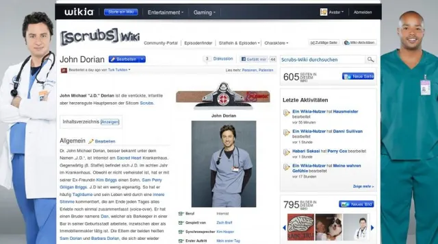 Bild: Jimmy Wales präsentiert "Wiki 2.0" auf der Digital Hollywood Konferenz