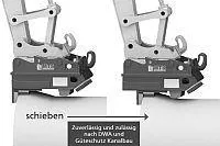 Bild: Hydraulischer Rohrschiebeadapter - DIN-konform Rohre verlegen