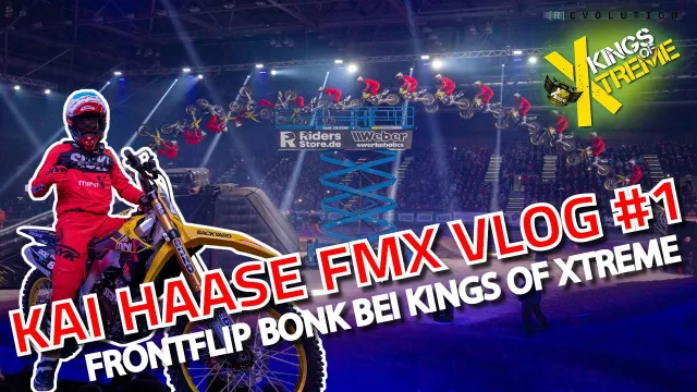 Weber #Werkeholics FMX Rider Kai Haase zeigt seinen einzigartigen Frontflip Bonk bei den Kings of Xtreme Bild: Weber #Werkeholics FMX Rider Kai Haase zeigt seinen einzigartigen Frontflip Bonk bei den Kings of Xtreme