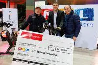 Bild: glatthaar-fertigkeller unterstützte Ausdauersportler Joey Kelly zum RTL-Spendenmarathon bei Weltrekordfahrt