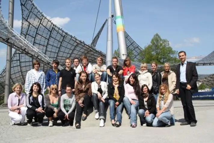 Bild: Bilderbuchstart ins Sommersemester 2009 am Campus M21 in München