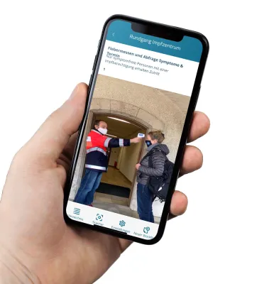 Bild: Digitale App „GiriMed“ unterstützt Impfzentren bei der Personaleinarbeitung und im Patientenmanagement