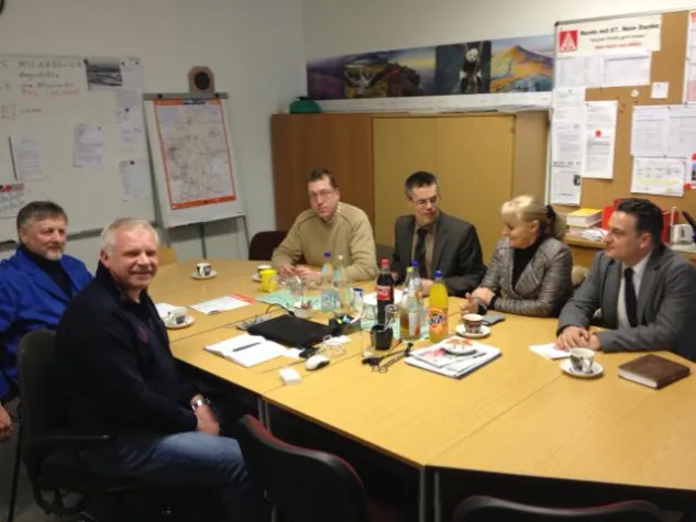 Bild: CDU Merzig traf Betriebsrat von Drahtcord