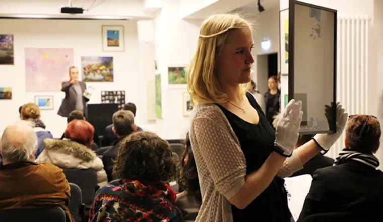 Bild: Versteigerung Zeitgenössischer Kunst für den guten Zweck im Pöge-Haus