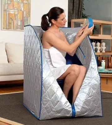 Bild: Neu: Wohlfühlen & Entspannung in der mobilen Infrarotkabine - Mini-Sauna in nur 1 Minute betriebsbereit