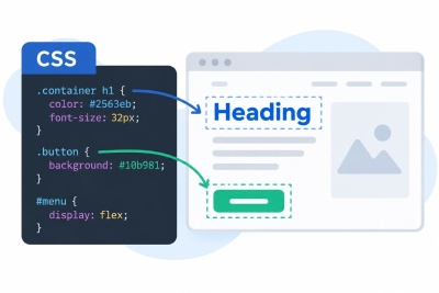 CSS Selector  (© KI Symbolbild)