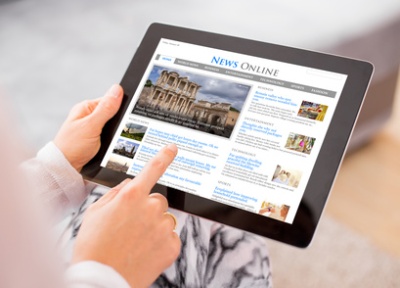 Newsticker auf einer Internetseite. (© Kaspars Grinvalds - Fotolia.com)