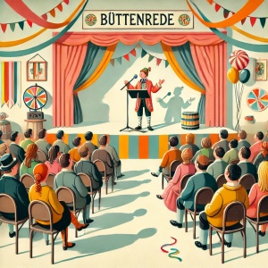 Büttenrede (© ChatGPT)